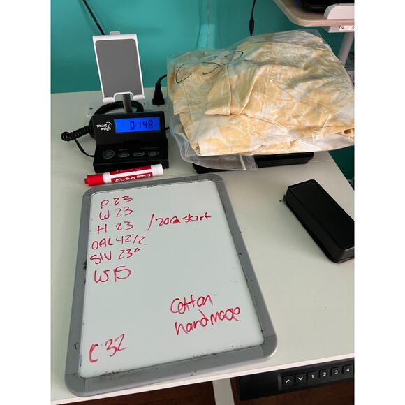 80s vintage yellow tropical floral on white blazer suit dress cotton 2X Dorothy - Picture 7 of 7